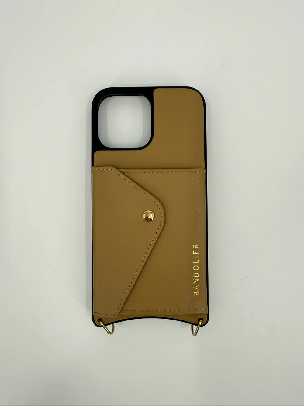 Bandolier The Kimberly Crossbody Phone Case Tan Gold for Apple iPhone 15 Pro Max